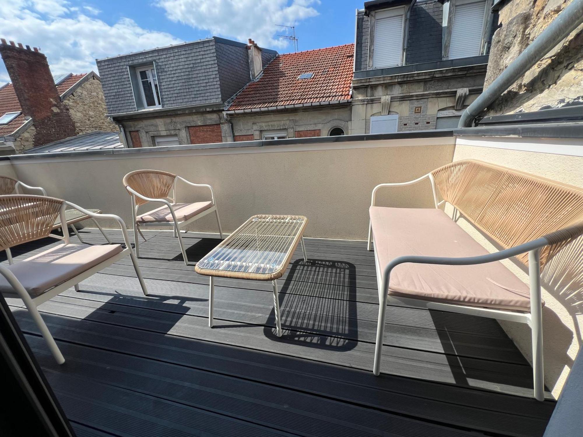 Mm Suites Town House Terrasse Reims Dış mekan fotoğraf